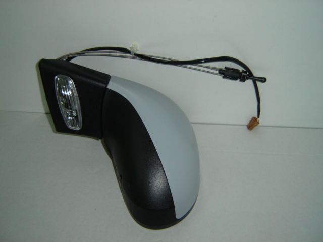 RETROVISOR IZQUIERDO CON MANDO CONVEXO CON PILOTO IMPRIMADO