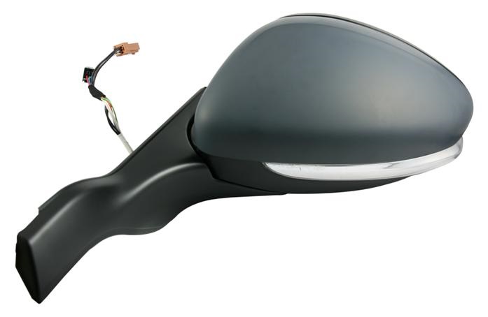 RETROVISOR IZQUIERDO ELECTRICO TERMICO PILOTO IMPRIMADO 7PINS