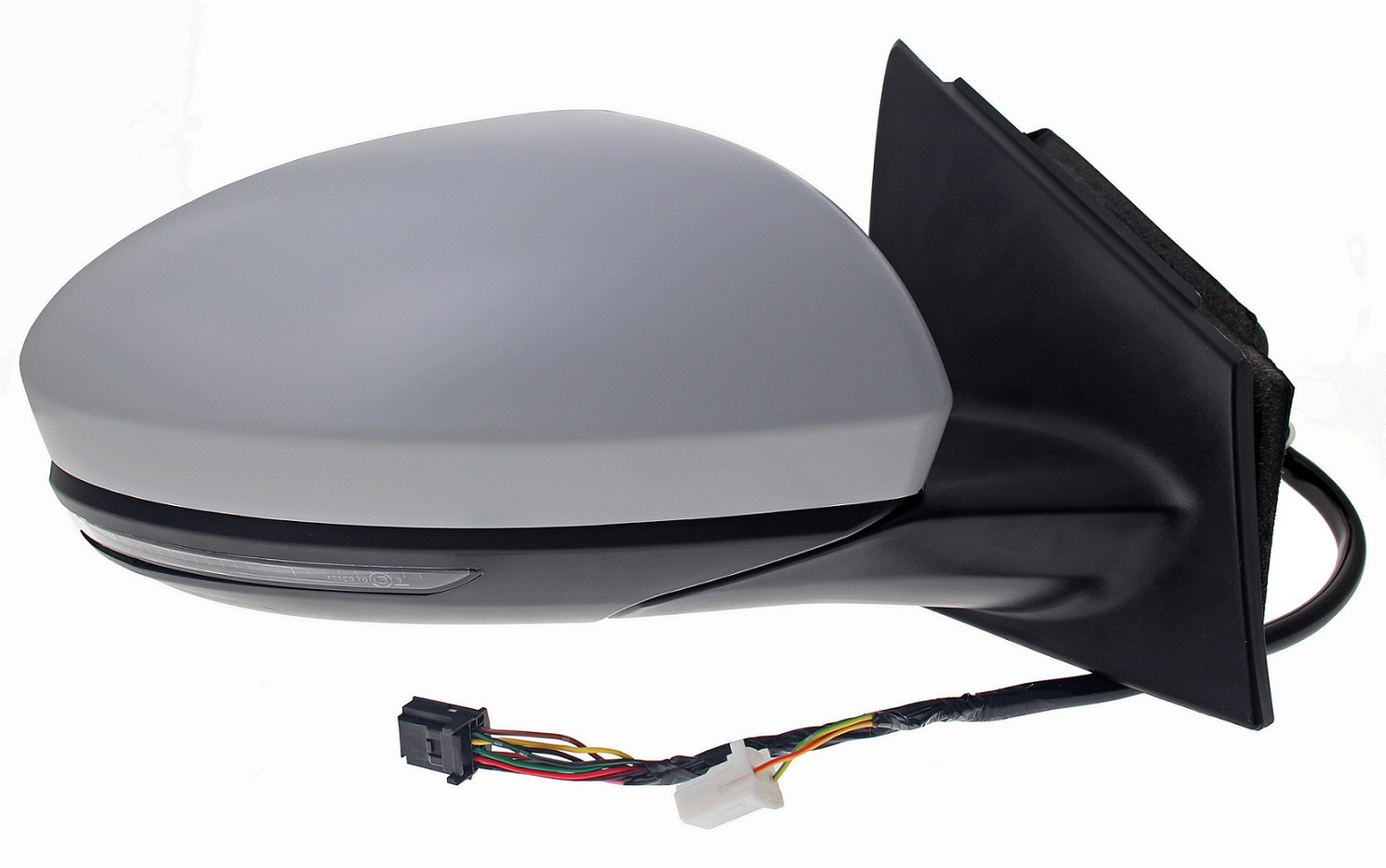 RETROVISOR DERECHA ELECT TERMICO IMPRIMADO C/PILOTO C/SENSOR CONVEXO 9PIN