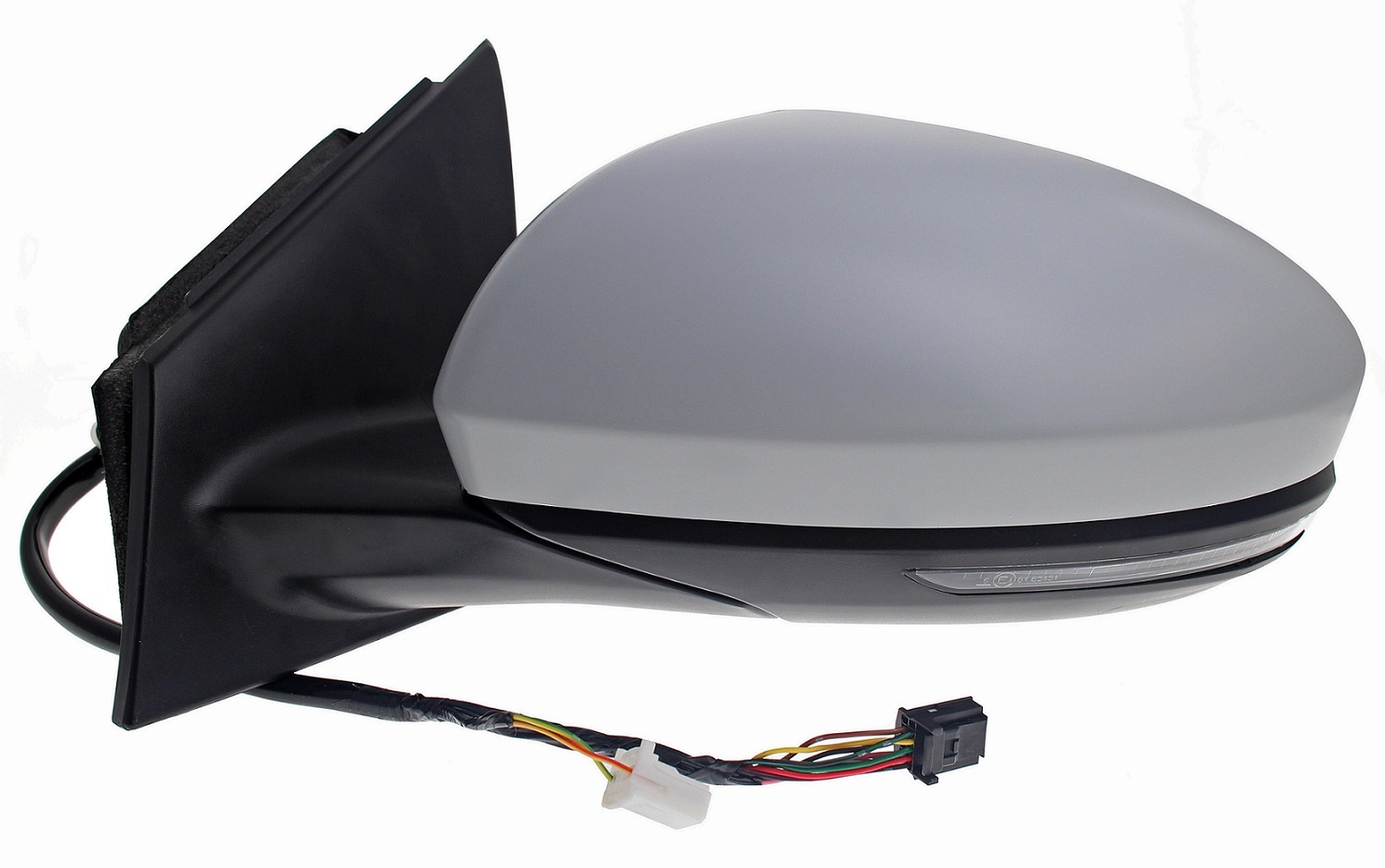 RETROVISOR IZQUIERDA ELECT TERMICO REBATIBLE IMPRIMADO C/PILOTO L/CO ASFERICO 11PIN