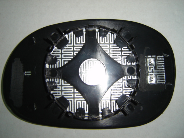 CRISTAL RETROVISOR DERECHO CON SOPORTE TERMICO