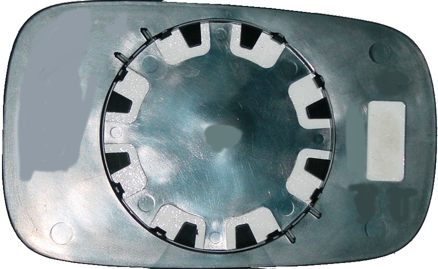 CRISTAL RETROVISOR DERECHO CON SOPORTE ELECTRICO AZUL TERMICO