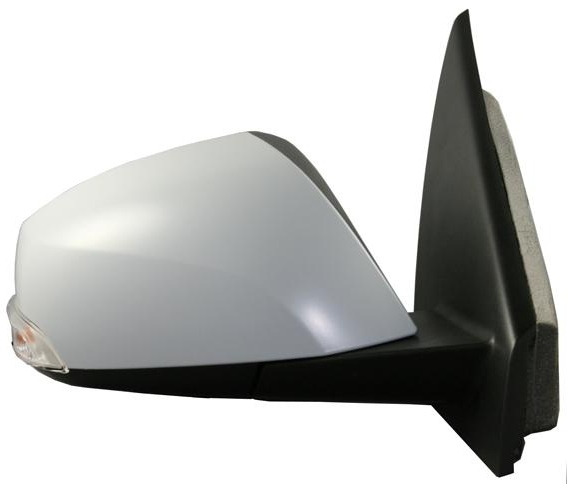 RETROVISOR DERECHO ELECTRICO TERMICO IMPRIMADO REBATIBLE CON PILOTO CONVEXO AZUL