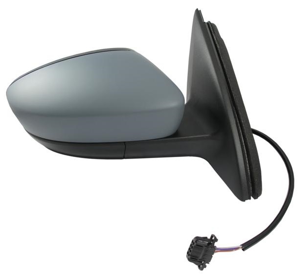 RETROVISOR DERECHO ELECTRICO TERMICO CONVEXO IMPRIMADO 5PINS
