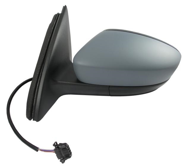RETROVISOR IZQUIERDO ELECTRICO TERMICO CONVEXO IMPRIMADO 5PINS