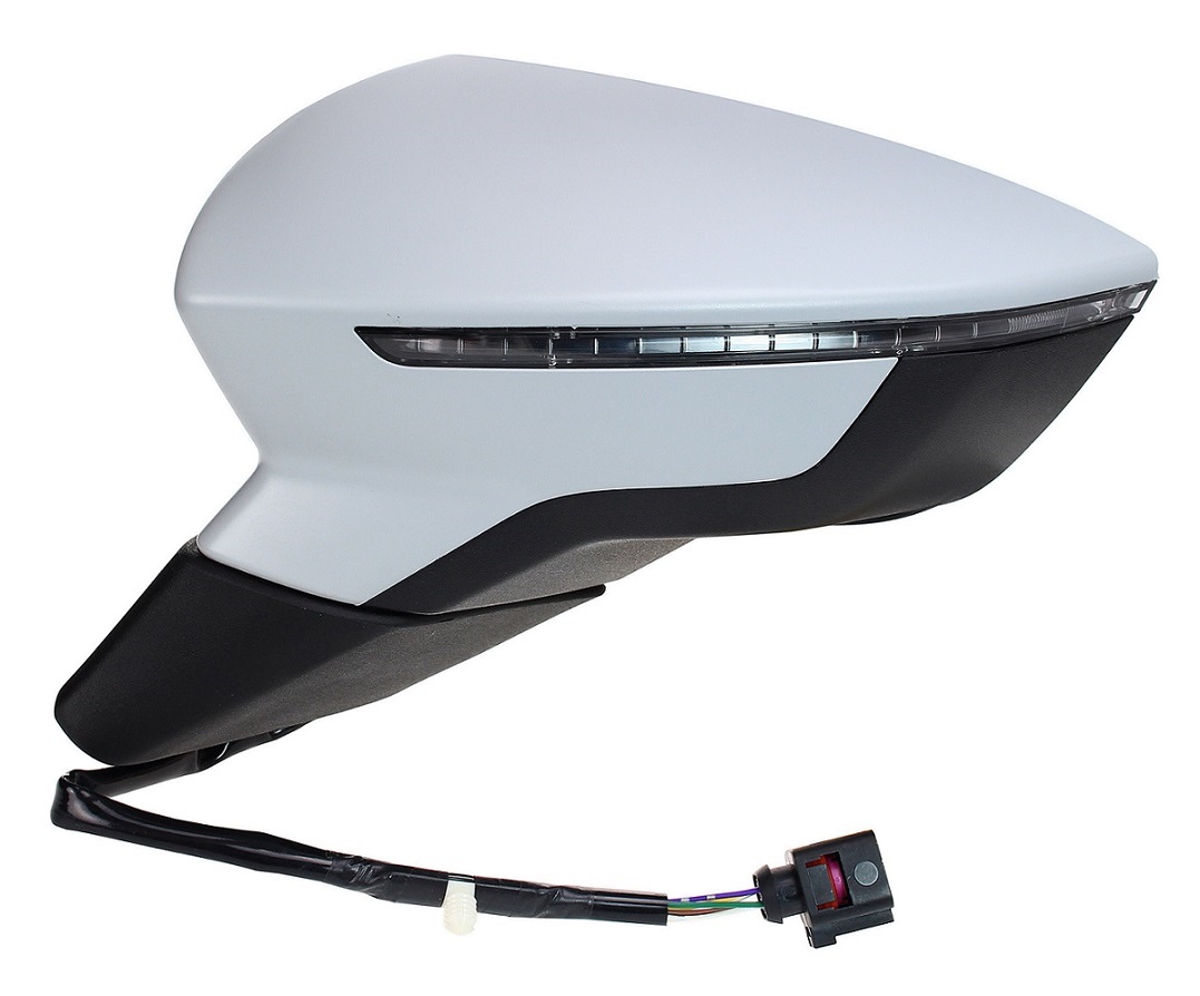RETROVISOR IZQUIERDO ELECTRICO TERMICO CONVEXO PILOTO 6PINS
