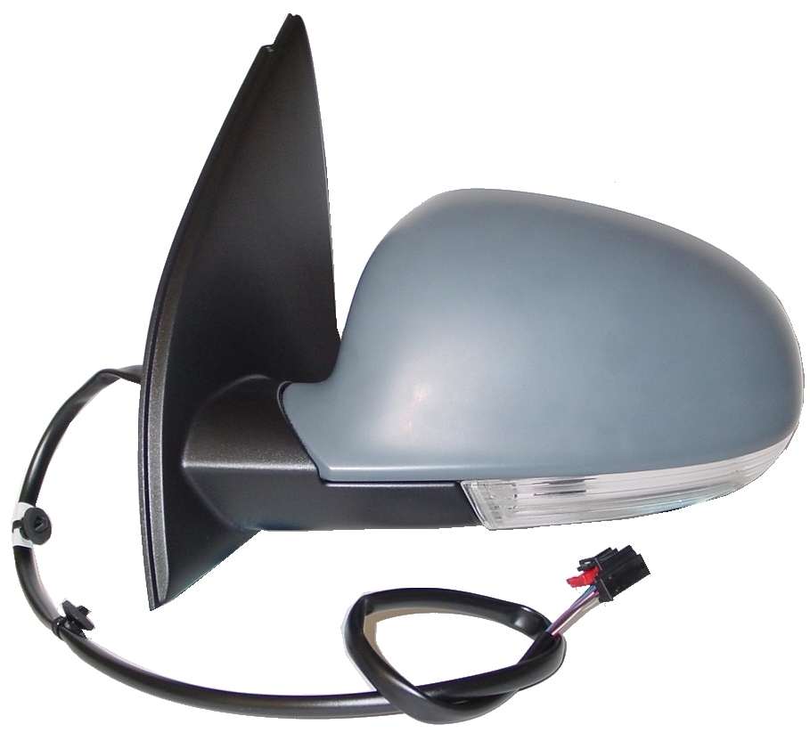 RETROVISOR IZQUIERDO ELECTRICO TERMICO ASFERICO PILOTO IMPRIMADO REBATIBLE