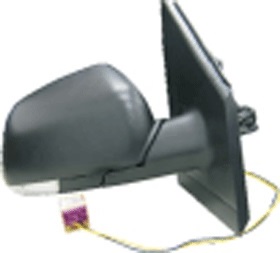 RETROVISOR DERECHO CON MANDO CONVEXO CON PILOTO NEGRO