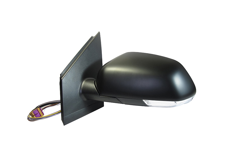 RETROVISOR IZQUIERDA ELECT TERMICO ASFERICO NEGRO C/PILOTO