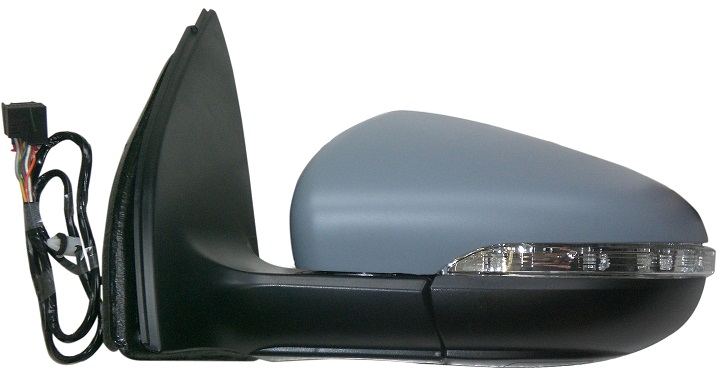 RETROVISOR IZQUIERDO ELECTRICO TERMICO ASFERICO PILOTO MEMORIA REBATIBLE IMPRIMADO