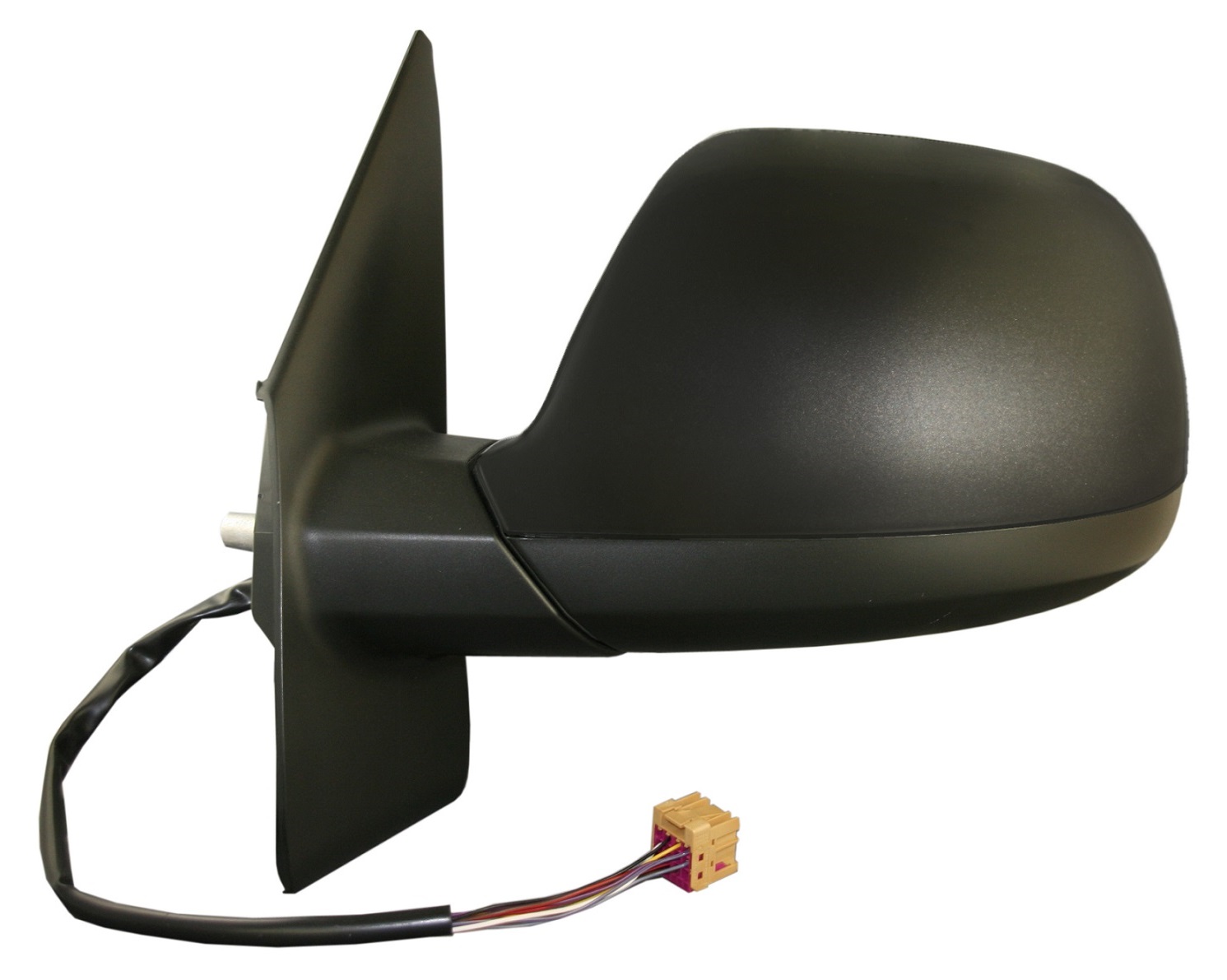 RETROVISOR IZQUIERDA ELECT TERMICO ASFERICO NEGRO 5PIN
