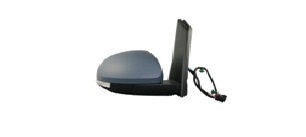 RETROVISOR DERECHO ELECTRICO TERMICO PILOTO IMPRIMADO 6PINS