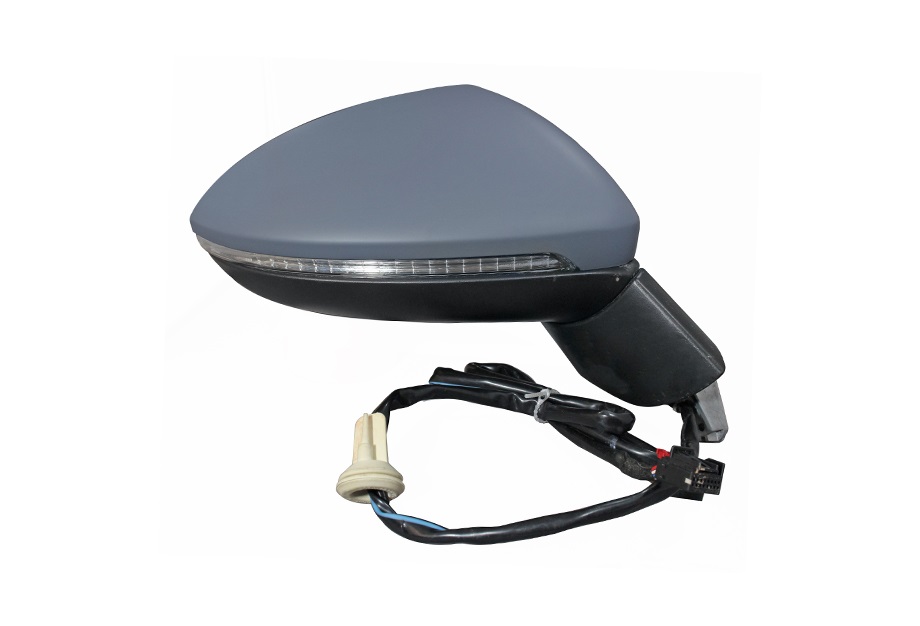 RETROVISOR DERECHA ELECT TERMICO REBATIBLE C/PILOTO IMPRIMADO CONVEXO 10PIN SW 14-