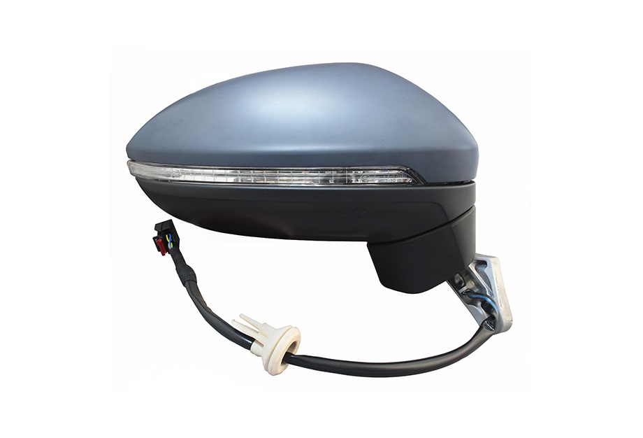 RETROVISOR DERECHA ELECT TERMICO C/PILOTO REBATIBLE MEMORIA IMPRIMADO L/CORT CONVEXO 15PI