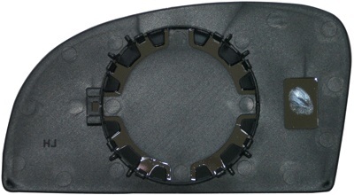CRISTAL RETROVISOR CROMADO CONVEXO DERECHO