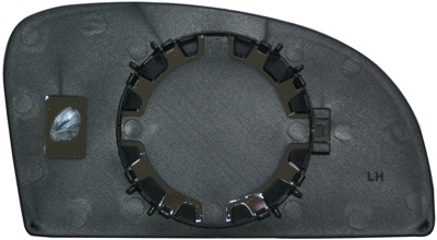 CRISTAL RETROVISOR CROMADO CONVEXO IZQUIERDO