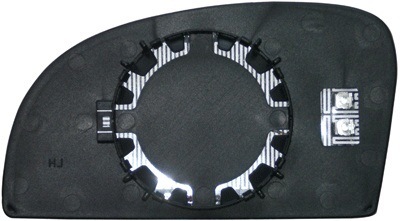 CRISTAL RETROVISOR CROMADO CONVEXO TERMICO DERECHO