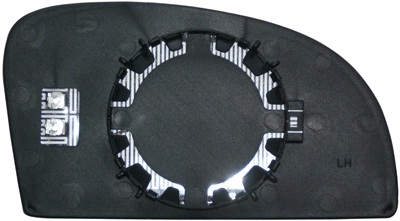 CRISTAL RETROVISOR CROMADO CONVEXO TERMICO IZQUIERDO
