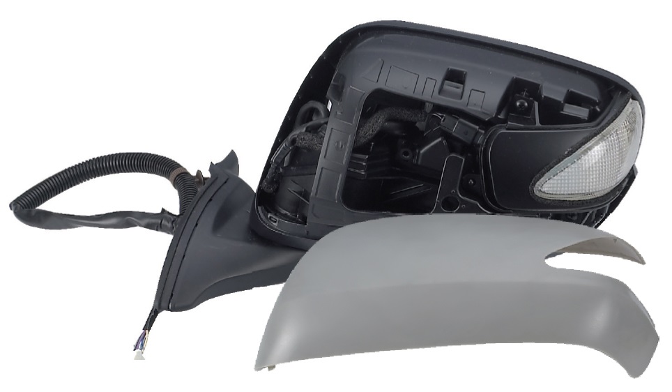 RETROVISOR IZQUIERDO ELECTRICO IMPRIMADO CONVEXO PILOTO