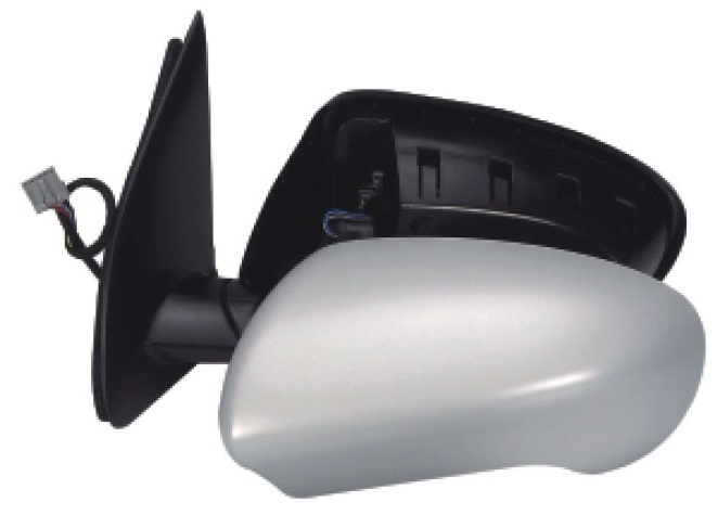 RETROVISOR IZQUIERDA ELECT TERMICO IMPRIMADO CONVEXO 5PIN