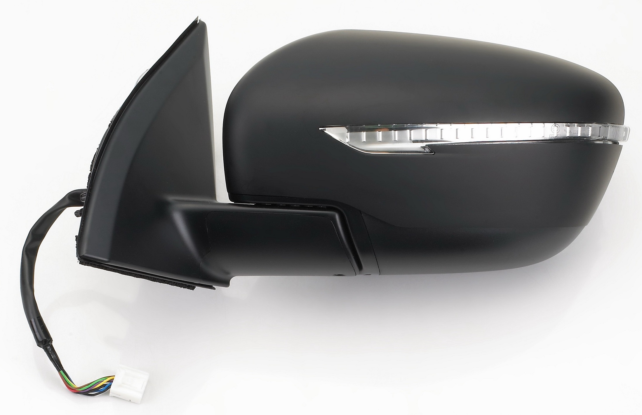RETROVISOR IZQUIERDO ELECTRICO TERMICO IMPRIMADO PILOTO REBATIBLE 9PINS