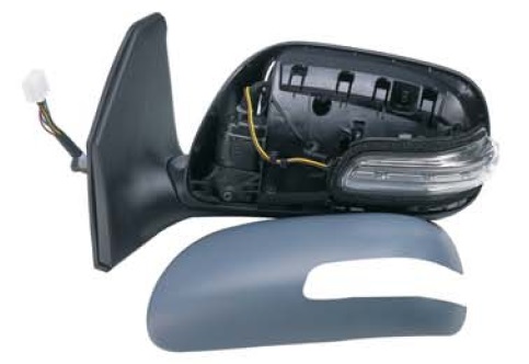 RETROVISOR IZQUIERDO ELECTRICO TERMICO PILOTO REBATIBLE ASFERICO IMPRIMADO