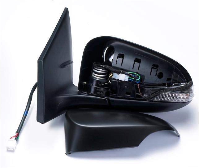 ESPEJO IZQUIERDO ELECTRICON TERMICO CON PILOTO REBATIBLE 9 PINES