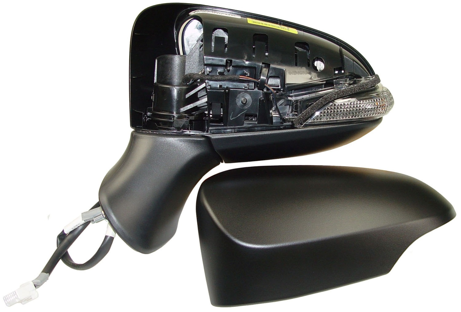 RETROVISOR IZQUIERDA ELECT TERMICO REBATIBLE C/PILOTO IMPRIMADO ASFERICO 9PIN 2015-