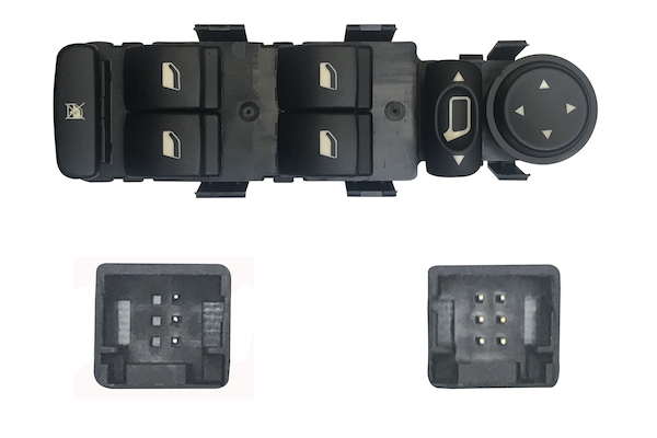 BOTONERA DEL IZQUIERDA +RETROVISOR (4 BOT) 9PINS