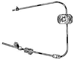 ELEVALUNAS DELANTERO MANUAL IZQUIERDO