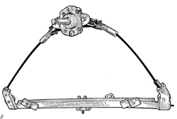ELEVALUNAS DELANTERO MANUAL IZQUIERDO