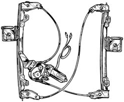 ELEVALUNAS DELANTERO ELECTRICO IZQUIERDO 3PUERTAS