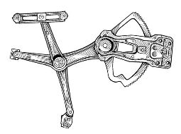 ELEVALUNAS DELANTERO ELECTRICO IZQUIERDO (SIN MOTOR)