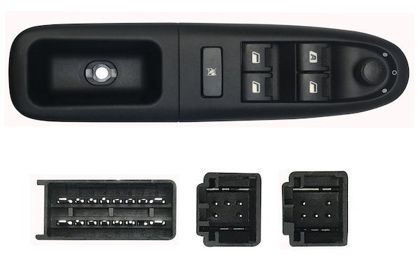 BOTONERA DEL IZQUIERDA C/CONF +RETROVISOR (4 BOT) 25PINS