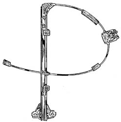 ELEVALUNAS DELANTERO MANUAL DERECHO