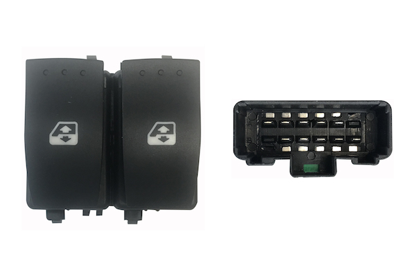 BOTONERA DEL IZQUIERDA (2 BOT) 10PINS (FICHA NEGRO)