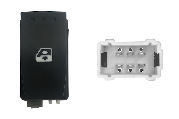 BOTONERA ELEVALUNA TRAS DER/IZQ 6PINS (FICHA BLANCO)