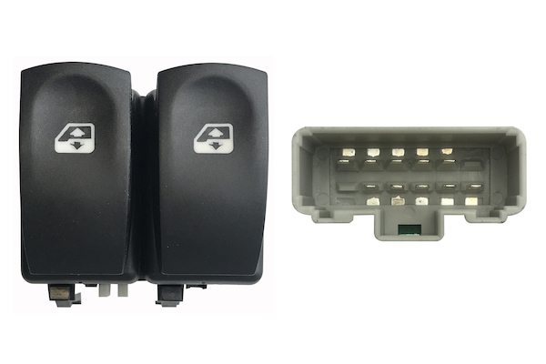 BOTONERA DEL IZQUIERDA (2 BOT) 10PINS (FICHA GRIS)