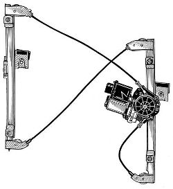 ELEVALUNAS DELANTERO ELECTRICO DERECHO 3PUERTAS (CON COMFORT)