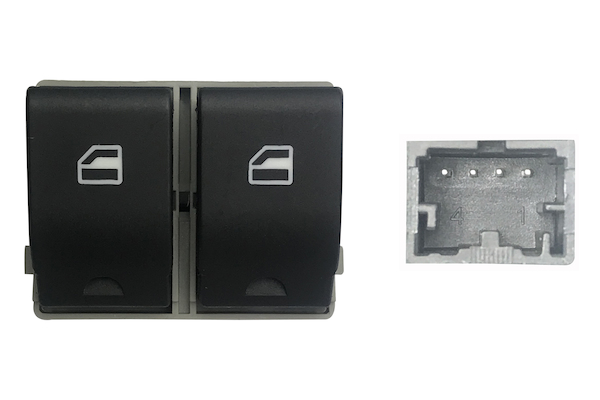 BOTONERA DEL IZQUIERDA (NEGRO/BLANCO) (2 BOT) 4PINS