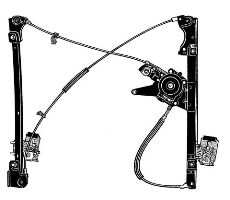ELEVALUNAS DELANTERO ELECTRICO DERECHO 3/5PUERTAS (SIN MOTOR)