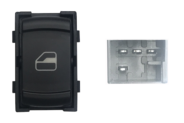 BOTONERA ELEVALUNA DEL DER+TRAS DER/IZQ (NEGRO) 4PINS