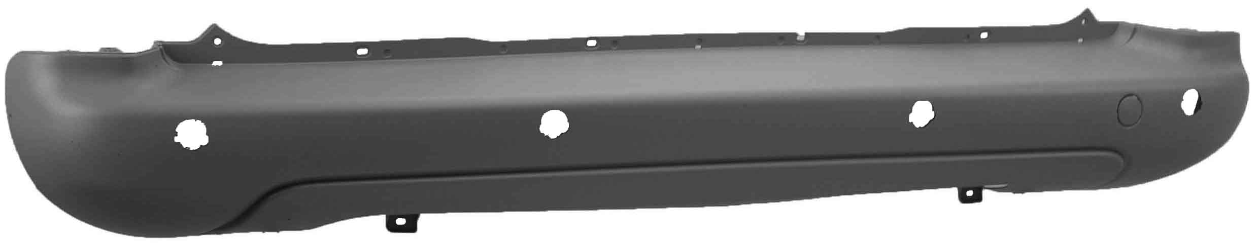 CENTRO PARAGOLPES TRASERO IMPRIMADO C/HUECOS SENS(4CM)