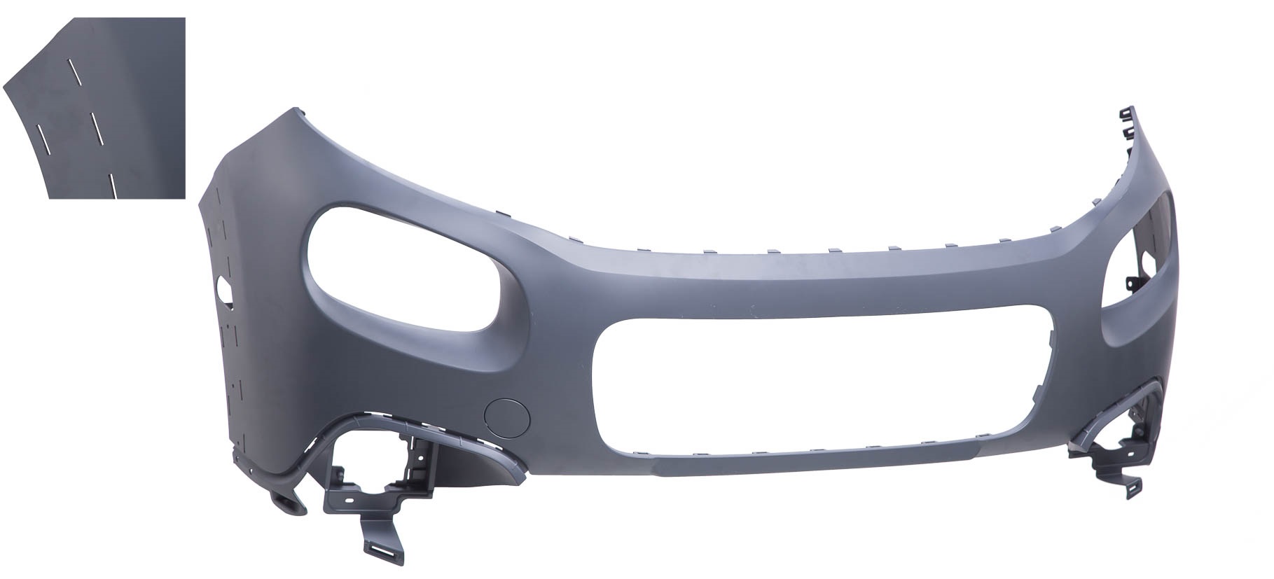 PARAGOLPES DELANTERO IMPRIMADO C/HUECOS MOLDURA ALETA