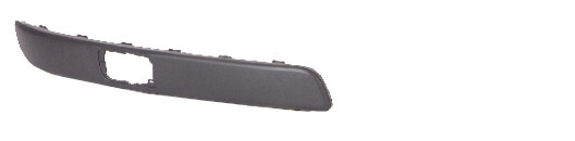 MOLDURA PARAGOLPES DELANTERO DERECHA NEGRO