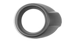 ARO FARO ANTINIEBLA PARAGOLPES DELANTERO IZQUIERDO NEGRO