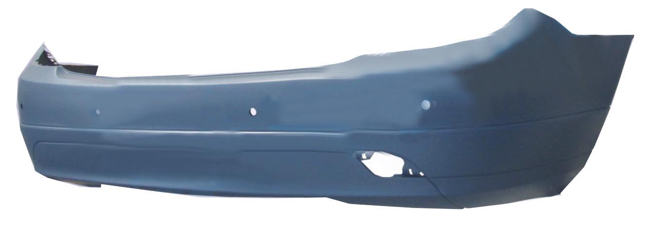 PARAGOLPES TRASERO IMPRIMADO C/HUECOS SENSOR + MOLDURA 4PUERTAS