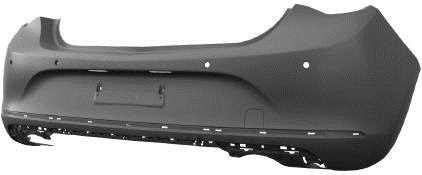 PARAGOLPES TRASERO IMPRIMADO C/4HUECOS SENSOR