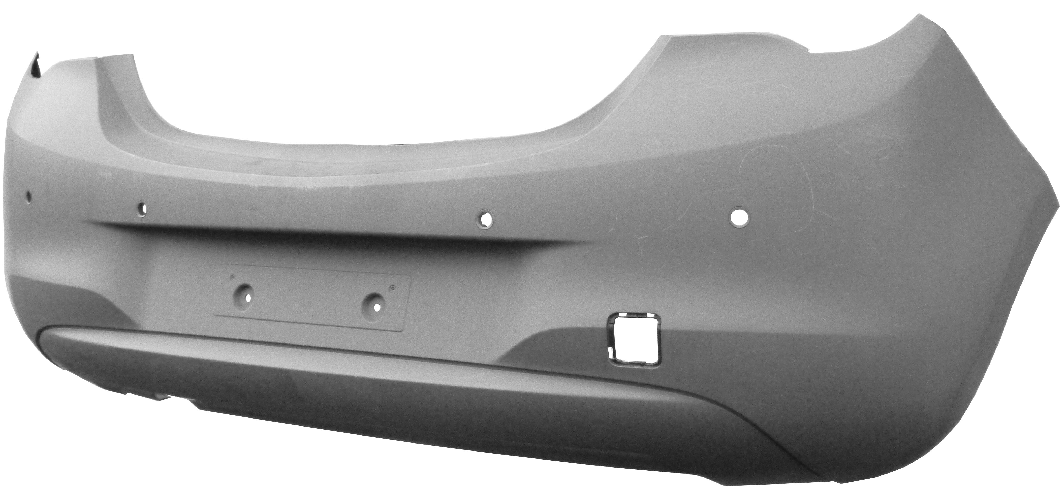 PARAGOLPES TRASERO IMPRIMADO C/4HUECOS SENSOR 