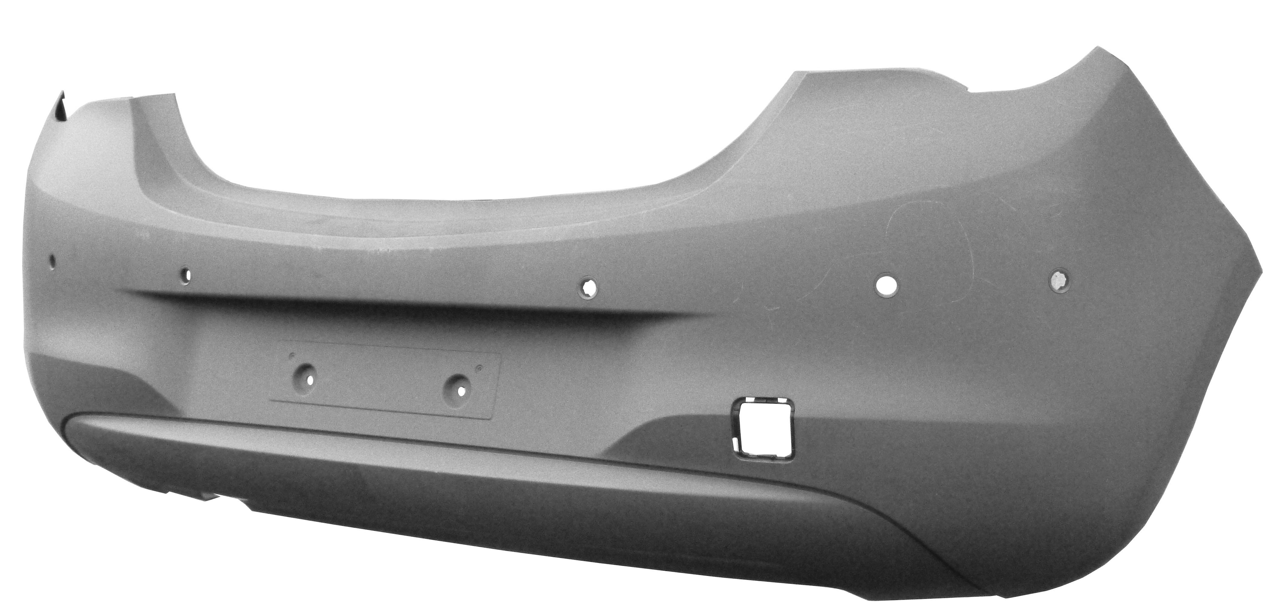 PARAGOLPES TRASERO IMPRIMADO C/6HUECOS SENSOR 